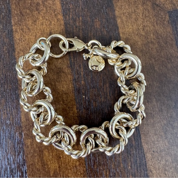 J. Crew Elegant Gold Chain Bracelet - Picture 2 of 5